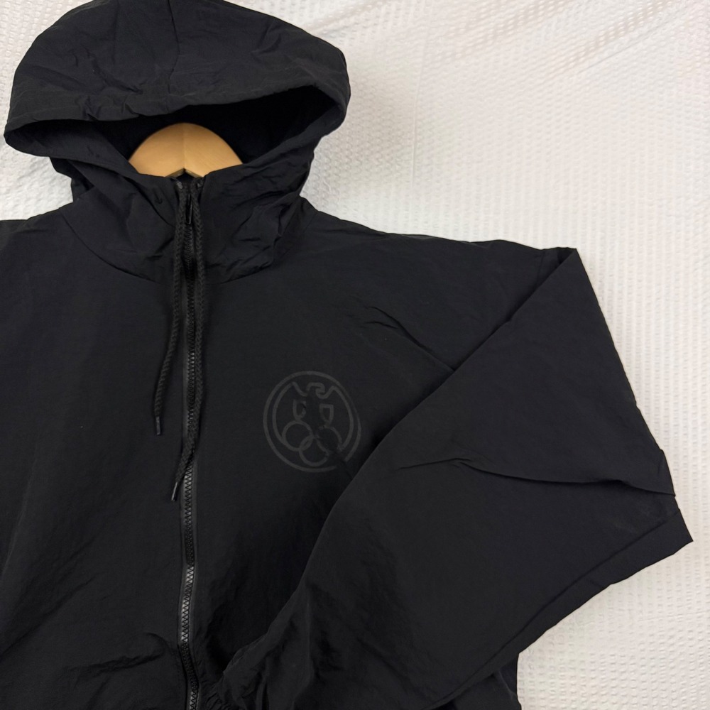 Yeezy x Gosha Rubchinskiy Black Windbreaker Jacket Black Vultures WB-02 Size m/L